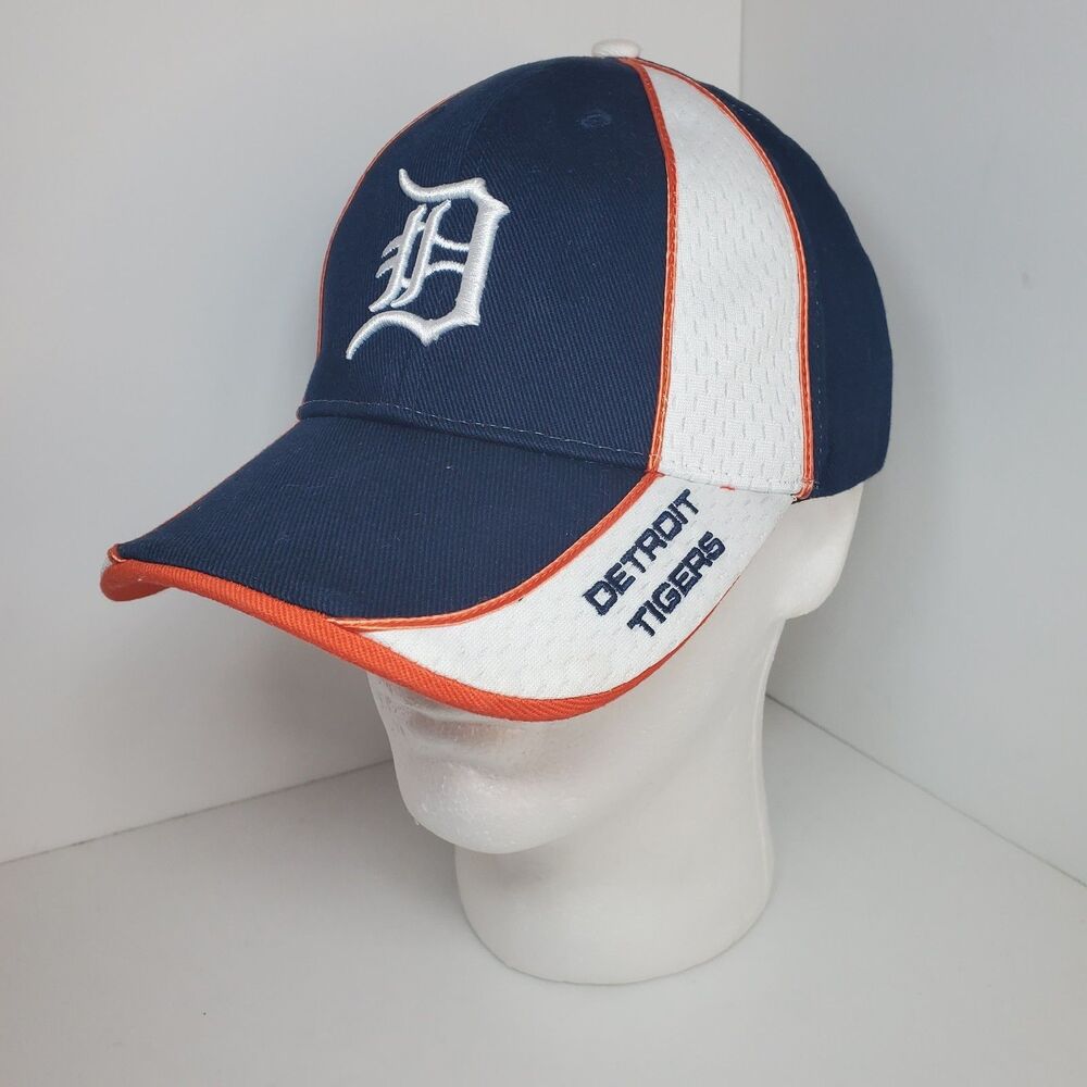 Detroit Tigers MLB Color Block Hat Cap Fan Favorite 90s Baseball Sports